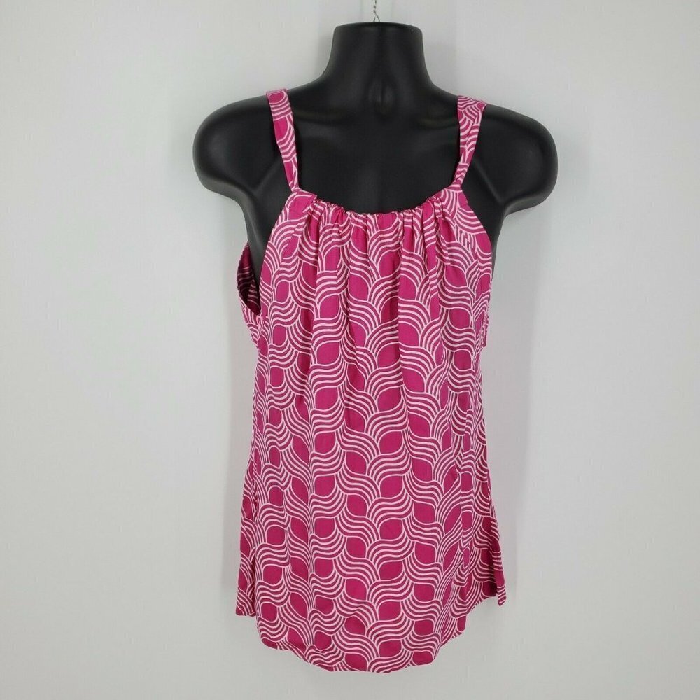 Escapada Alice Tank Top Sleeveless Blouse Tie Neck